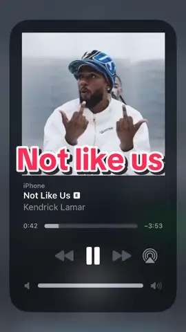 ✨Not Like us✨ by kendrick lamar🎧#fyp #foryou #foryoupage #drake #kendricklamar 
