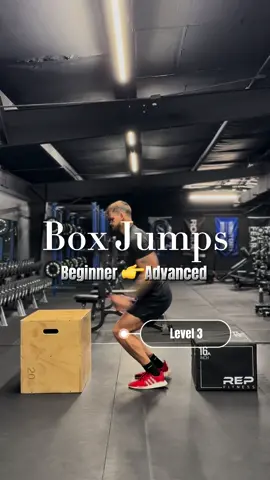 BOX JUMPS: Beginner to Advanced ⚡️ Box jumps are a go-to exercise for any athlete or gym goer who wants to develop explosive power. There are countless variations you can use but here are 9 box jump exercises you can use to progress in the gym.  WHY BOX JUMP ❓ Box jumps are beneficial for a few reasons: ▫️Improves ability to produce force in a short amount of time ▫️Box jumps reduce the landing force making them less stressful on the body and joints ▫️Can help an athlete master both jump technique and landing mechanics Important note: while box jumps are an amazing exercise that you can use year round, its also important to utilize jump variations where the landing forces are higher.  You dont want to end up in a position where you have the capability to jump higher but can’t properly handle the landing forces of the higher jumps. ————— #boxjumps #boxjump #strengthandconditioning #powertraining #basketballtraining #CapCut 