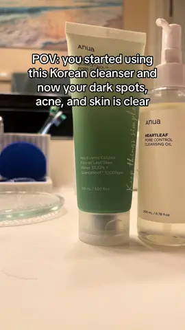 All that you need to clean your face!#fyp #anuacleansingoil #anuaheartleafquercetinolcleanser #anuaskincare #anua #skincare #cleanserskincare #budget #discount #tiktokshop #dealsforyoudays 