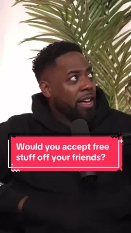 Would you accept free stuff off your friends? Full pod out now, link in bio🎙️ ~ ~ ~ #thegoodenoughpodcast #johnnycarey #michaelhamilton 