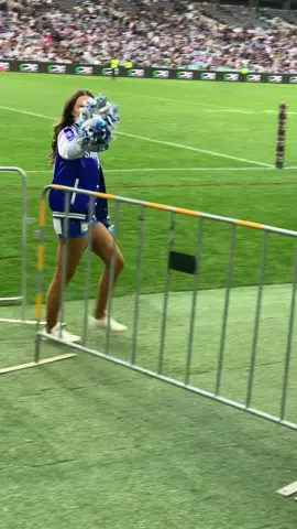 Round 18 Vlog 💙🤍 Undefeated at home 🥳🥳 #2024 #nrl #Winners #bulldogs #cheerleader #TheSapphires 
