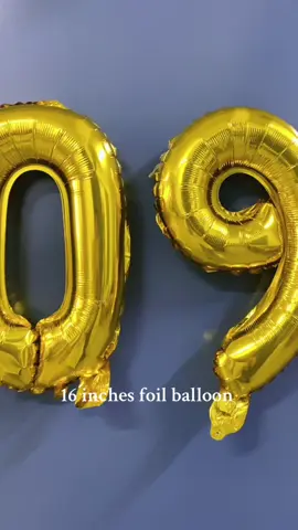 16 inches Gold Letter & Number foil balloon Birthday Weddings Valentines Party decoration Balloon supplies #birthday #surprise #fypシ゚viral #fyp #birtdayparty #unicornpartyneeds 