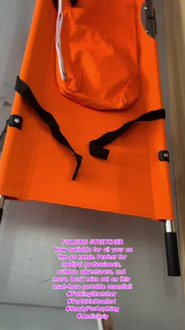 Folding Stretcher - NOW AVAILABLE!!! #foldingstretcher #medicquip #medicalequipment