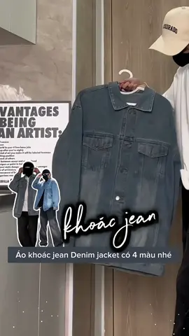 Áo khoác jean denim jacket  #viralvideo #aokhoac #aokhoacjean #goclamdep #LearnOnTikTok 