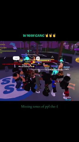 W MAH GANG 🤘🤘🤘#Baysidehighschool #Roblox #viral #vibe
