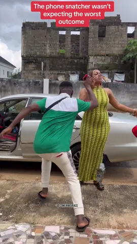 The phone snatcher wasn’t expecting the worst outcome 🥲#fyp #confirmgrace #foryou #trending #viral #trending #viral #nollywood #reels 