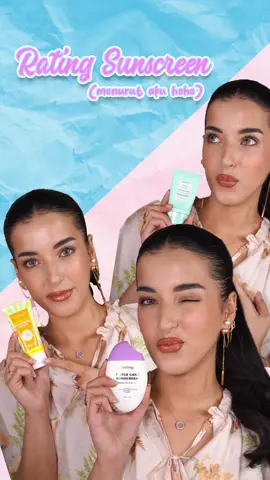 top 10 fave sunscreen aku!