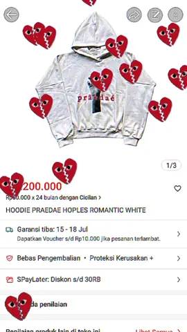 READY 1 PCS SIZE L CEK LINK BIO‼️ #praedae #praedaestudio #praedaehoodie 