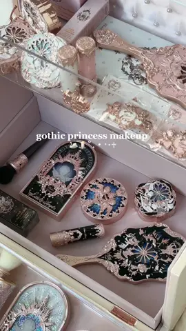 Gothic princess makeup unboxing🕯️🦢👑🤍 Use promo code: <FLOWERGIRL> for  $ off @Flower Knows Makeup  #flowerknowslittleangel #makeup #makeupunboxing #flowerknows #aesthetic