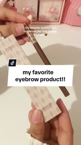 i legit got budoled by a mua here on tiktok so i tried this and it’s really smudgeproof!! 😍 #biya #biyaeyebrowpen #eyebrowsonfleek #makeup #makeuptok #makeupph #ugc #ugccreator #fyp #foryou #fypシ 