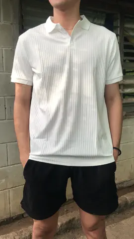 Replying to @Juliana eto na ma’am solid ng white! #topsion #poloshirt #knittedpolo #titooutfit 