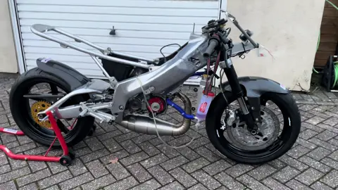 Aprilia Rs 125 Sound with inner rotor flywheel 🔈 #rs125 #apriliars125 #2stroke #restoration #beforeandafter #motorcycle #rebuild #rotax #rotax122 #2tak 