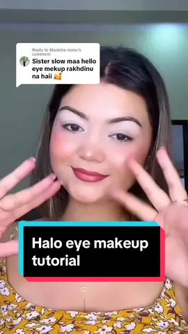 Replying to @Manisha manu Hope this helps. ✨ #fyp #makeupbyshikshya #shringarbyshikshya #nepalimakeupartist #nepaliinfluencer #kathmandu #muaoftiktok #makeupcontent #nepalimua #haloeyemakeup #makeupartist #makeuptutorial #eyemakeuptutorial 