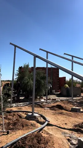 محطة طاقة شمسية لتشغيل مضخة قوة 25 خيالي #طاقة_شمسية #energy #photovoltaique 