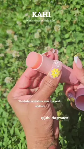 Hold Up, Hold Up!  You mean to tell me I can use this on my face, lips and neck  Oh it's ova no more bulky purses, this Multi Balm from KAHI is EVERYTHING❗️ It reduces your chance of getting  wrinkles while keeping your skin moisturized allday Let's get into it it's avl. here and on A M A Z O N  so it's nit reason wyvyou ain't get yaswlf one yet  Member work smarter not harder 😉 #koreanskincare #kahi #kahimultibalm #skincare #glowyskin #glassskin 