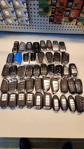 Various types of  car keys #carkeys #carrepairshop #locksmith 