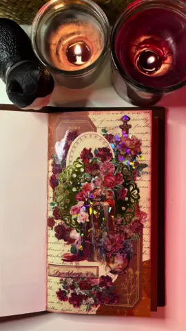 Red theme ❤️🌹 Not my favorite spread. I think I went overboard with the details 😅 #scrapbook #journal #scrapbooking #journaling #scrapbookingideas #journalwithme #red #chinese 