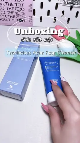 Sửa rửa mặt danh cho tuổi teen #unboxing #srm #teenilicious #teeniliciousacnefacecleanser #muntuoidaythi #myphamthuanchay #xyzbca 