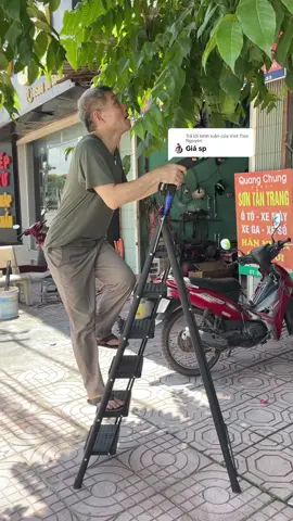 Trả lời @Viet Tien Nguyen thang chữ A cao 1m2 trợ giá còn 489k miễn ship về tận nhà #xuhuong #thanggapgon #thanggapdanang 