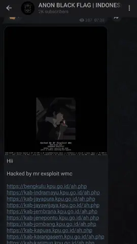 Negara saya sendiri open source saya sangat kecewa, karna data