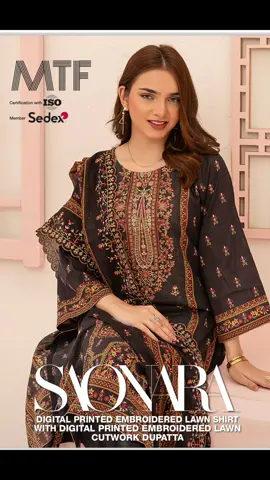 MTF - SAONARA Digital printed Emb lawn Shirt With Emb cutwork Lawn Duppatta 👌🏻👌🏻👌🏻👌🏻👌🏻 With dyed trouser Available right now 🥳🥳🥳 Price :115 qr only 🥰🥰🥰