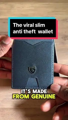 It’s time to upgrade to this slim anti-theft wallet that blocks RFID scanners that try to steal your credit card information. #menswallet #slimwallet #antitheft #DealsForYouDays #creditcard #rfidblocking #safety  #wallet  