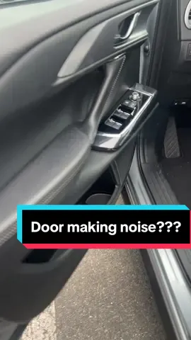 Door was making noise #automotive #mastertech #easyfix #mazda #nissan #335i 