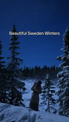 Winter in Sweden is so beautiful!  #Sweden #Winter #Nature 