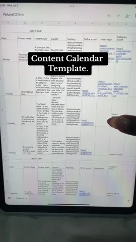 Content calendar for business owners.  Here is what a content calendar looks like. It is so inportant to work with one becuase it just makes posting and consistency so much easier if you want a detailed video on it drop a comment down below and feel free to book a content calendar for your personal or business brand!!! #teeyoursocialmediabff #trendingaudios #contentideasforsocialmedia #contentideas #socialmediamanagement #socialmediamanager #socialmediamanagementtips #socialmediamanagerinlagos #socialmediastrategy #businessgrowthstrategies #contentcalendar  content calendar template content calendar ideas content calendar google sheet Content calendar content calendar apps content calendar for restaurant content calendar template notion content calendar strategy content calendar tool content calendar for business business tips for small business business ideas for girls in nigeria business ideas nigeria 2024 business coach business to start in 2024 in nigeria business tips for small business business tips business tips for online selling business tips in nigeria business tips and ideas business tips and tricks business tips for women business tips for 2024 business tips and ideas for selling products business tips for beginners social media content calendar  social media strategy  social media content ideas  social media strategy templates  social media marketing plan template  social media manager portfolio  social media management  social media manager for beginners  social media manager pricing packages  social media management tips social media manager jobs social media management proposal  social media management pofolio  social media management small businesses ideas small business ideas with low budget  small business owners  small business marketing Small business  small business tips  small business tiktok  small business at home  small business motivation  small business content ideas content calendar for small business  social media manager portfolio  social media manager for beginners  social media content calendar  social media strategy  social media content ideas  social media strategy templates  social media