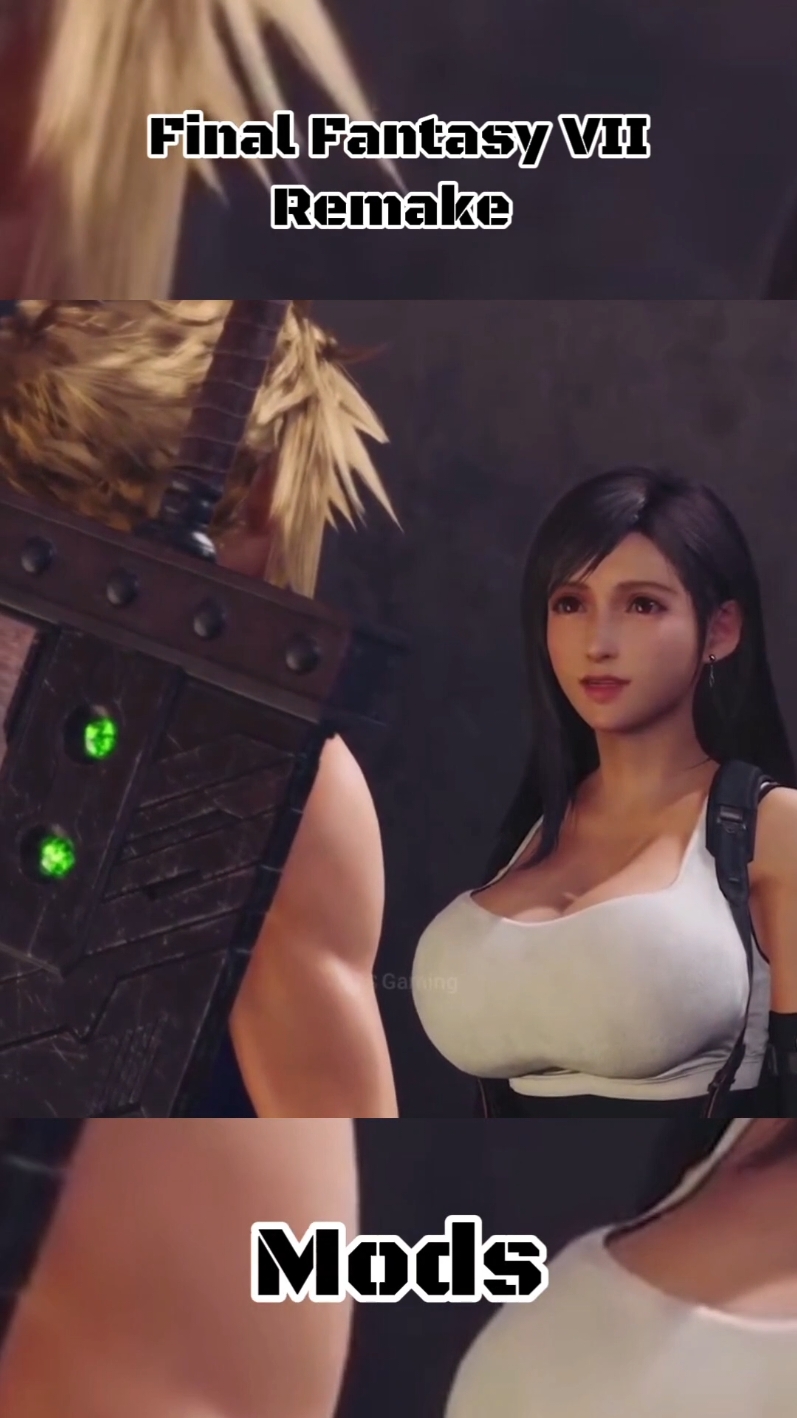 Final Fantasy VII Remake More Mods #finalfantasytiktok #finalfantasy #ffvii #ff7 #ffviiremake #ffviirebirth #tifa #mods 