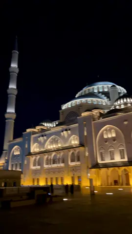 Camlica Camii during night #camlica #camii #mosque #turkey🇹🇷 #istanbul #fyp #viral 