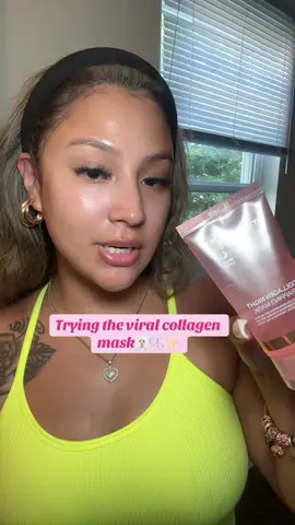 ✨🧖🏼‍♀️Trying the viral Medicube collagen mask! Definitely will be adding this into my routine. Skin feels very soft and glowy! Linked in the orange shopping cart below! #medicube #collagen #collagenviral #viralskincare #collagenmask #mask #koreanskincare #skintok #skincareroutine #SkinCare101 #skincaretiktok #collagenmask #tryon #TikTokshop #ttshop #tiktokshopping #tiktokmademebuyit #tiktokshopfind #tiktokshopfinds #ttshopping #tiktokshopfindgems #musthave #viralproduct 
