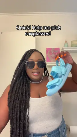 Oops just realized I forgot Mascara #grwm #helpmepickanoutfit #dior #quay #sunglass 