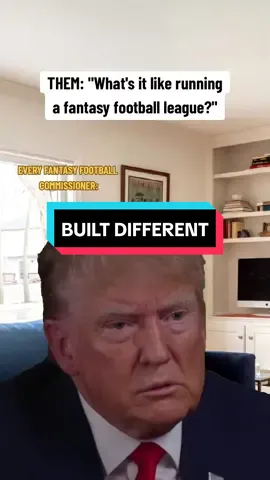 Fantasy football commissioners are just built different #FantasyFootball #NFL #NFLHumor #Relatable #NFLFootball #BuiltDifferent #FantasyFootballTips 