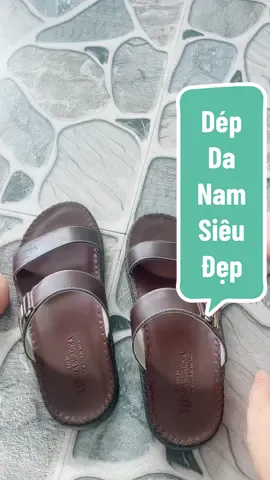 Dép da cho mùa hè. Anh em nào cùng sở thích không đi giày nhào zô #tuanphukien #depdanam 