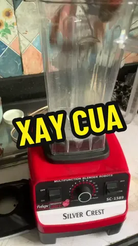 Hnay xay cua mà bốc mùi khét em phải cho máy nghỉ lại khoẻ#shoptuthanhhue #mayxaysinhto #silvercrest 