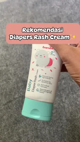 Rekomendasi cream untuk ruam popok. Ibu ibu yg lunya baby wajib punya ya #diapersrashcream #ruampopok #creamruampopok #bambi 