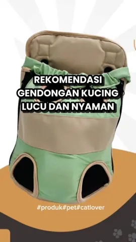 Rekomendasi tas gendongan kucing lucu bisa depan belakang bahan kuat dan nyaman #tasgendongkucing #gendongankucing #taskucing #anabul #kucing #produk#pet#catlover 