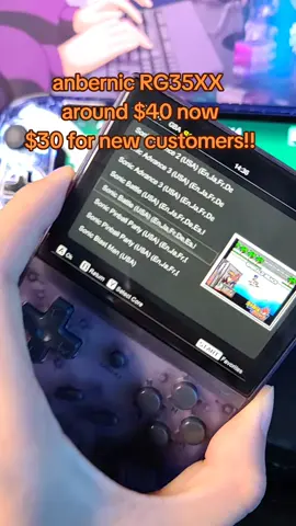 flash sale dont miss!!#handheld #anbernicrg35xx #anbernic #gameconsole #retrogaming #tiktokmademebuyit #TikTokShop #rom 