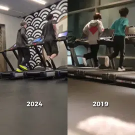 How can they sing and hit those high notes on a treadmill AND stay stable? thats insane 😳 #txt #taehyun #hueningkai #hybe #bighit #kpopfyp 