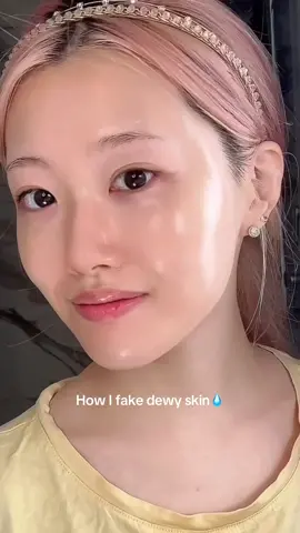 How I fake dewy skin💧 Product: @miguhara_global rose collagen peel off mask #fyp #skincare #dewyskin #glassskin #koreanskincare #kskincare #beauty #kbeauty #koreanbeauty #skincaretips #peeloffmask #facemask #fakeskin #skintok #skin 