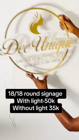 Round signage  With light 50k Without light 35k#light #signage #round #hair #beauty #palace #neon #fyppppppppppppppppppppppp #fypシ #viraltiktok 