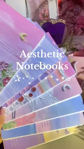 Cute notebooks🥰 #notebooks #moonlover #aesthetic 