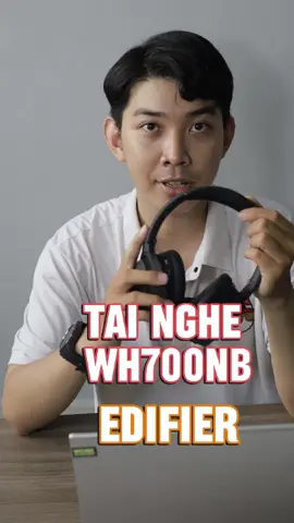Tai nghe bluetooth Edifier WH700NB có chống ồn chủ động và xuyên âm #tainghebluetooth #tainghechuptai #headphones #edifier #wh700nb #tainghechongon #duymereview 