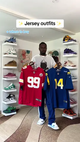 Jersey outfits going hard 🥶 Which fit the best ? 🤔 @starjersey #mrpreestige #jersey #jerseyoutfit #drip #nfljersey #summeroutfits #outfitsformen 