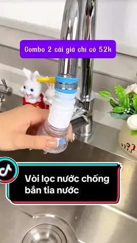 Combo 2 bộ vòi lọc nước #voilocnuoc #voichongban #voichongbannuoc #voilocnuocthongminh #xuhuong #tingiadung #dogiadung 