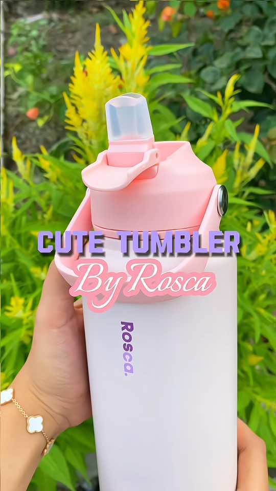Yakin mager bawa minum kalo tumblernya lucu gini? 🤭 #rosca #pinktumbler #tumblerlucu #tumbler1liter 