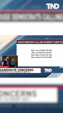 Some top Democrats on Capitol Hill are considering if they still support President Biden as their candidate. House Minority Leader Hakeem Jeffries held a conference call Sunday where at least 4 Democratic members said President Joe Biden should drop out, including Representatives Jerry Nadler, Joe Morelli, Mark Takano and Adam Smith.