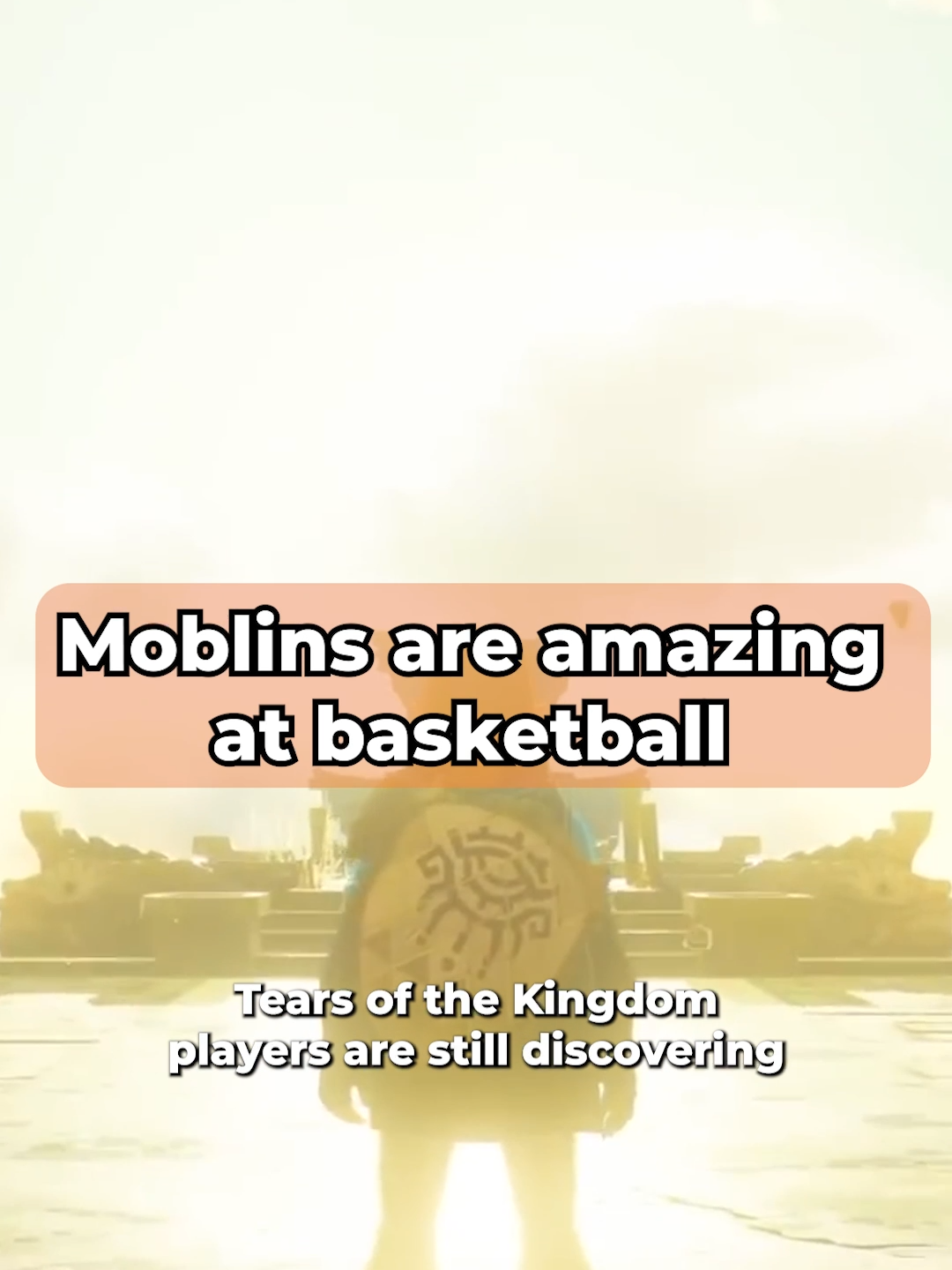 Moblin enemies in Tears of the Kingdom have a natural talent for basketball #tearsofthekingdom #legendofzeldatearsofthekingdom #legendofzelda #mrkd #moblin #GamingOnTikTok