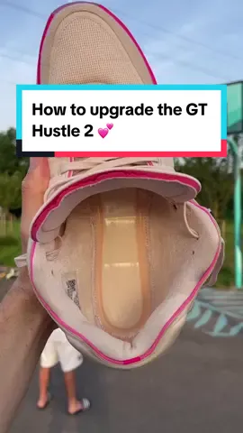 How to upgrade the G.T. Hustle 2 ⬇️ @VKTRY Gear  Add VKTRY insoles! The GT Hustle 2 doesn’t have a shank plate and torsional support is terrible. You can twist and even fold the shoe however you want.  That’s exactly where VKTRY insoles come in, as they are made of carbon fiber. They add well needed stability and support to the shoe, making it a top tier performer.  #basketballshoes #vktryinsoles #gthustle2 #teamvktry 